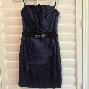 BCBG MaxAzria Blue Cocktail Dress